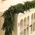 Pre-Lit Christmas Garland with 50 Warm LED Lights Battery Operated Indoor Holiday Decoration - Image 9