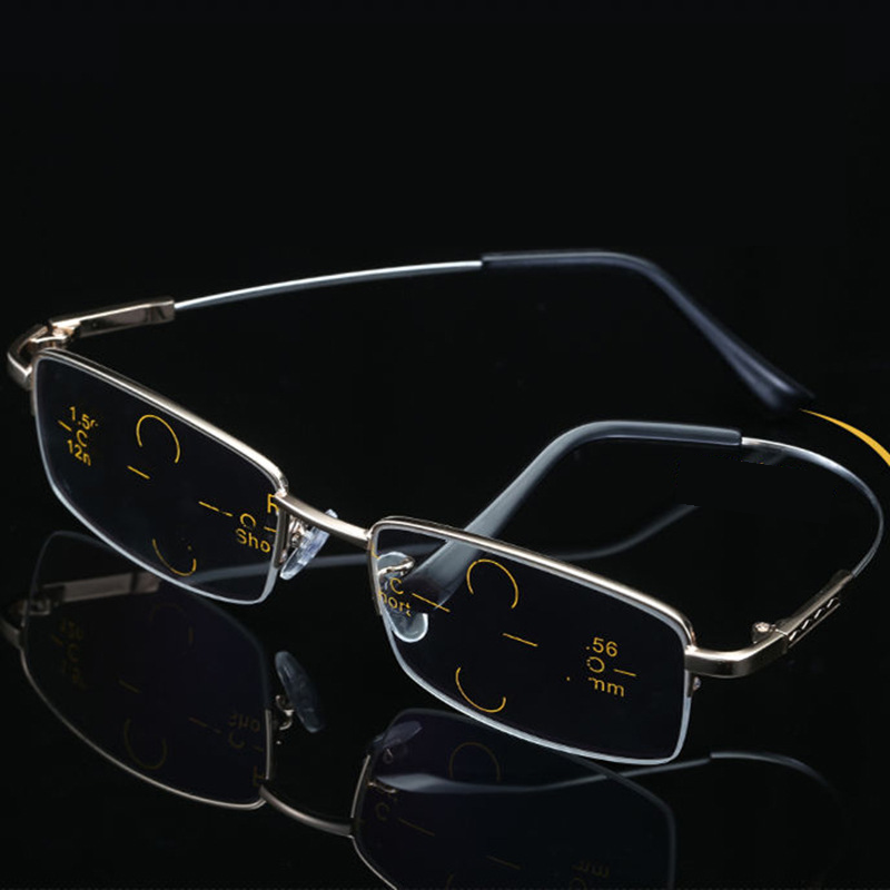 Progressive Reading Glasses with Blue Light Blocking and Lightweight Metal Frame - Image 12