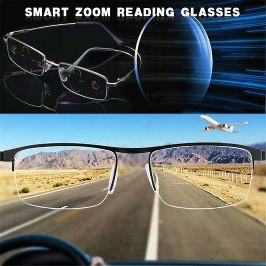 Progressive Reading Glasses with Blue Light Blocking and Lightweight Metal Frame - Image 4
