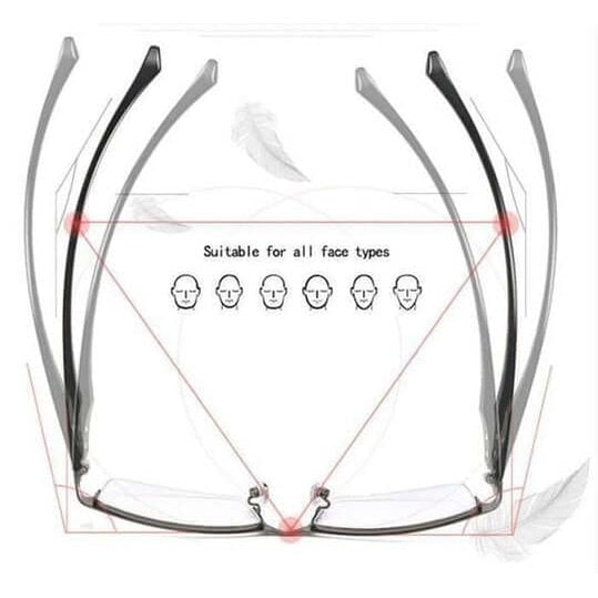 Progressive Reading Glasses with Blue Light Blocking and Lightweight Metal Frame - Image 7