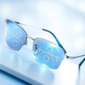 Progressive Reading Glasses with Lightweight Metal Frame and Multifocal Lenses - Image 1