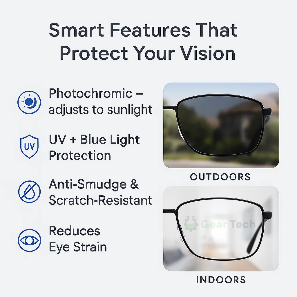 Progressive Reading Glasses with Lightweight Metal Frame and Multifocal Lenses - Image 13