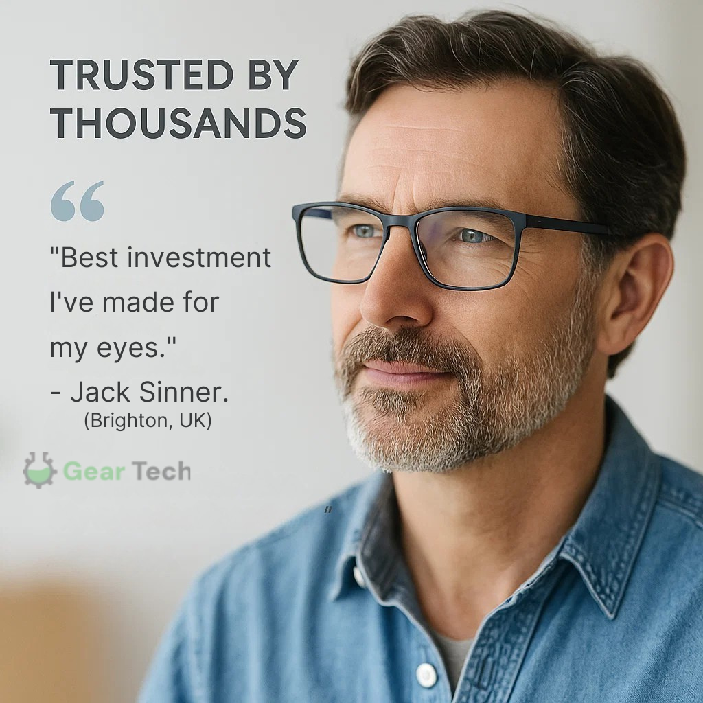 Progressive Reading Glasses with Lightweight Metal Frame and Multifocal Lenses - Image 7