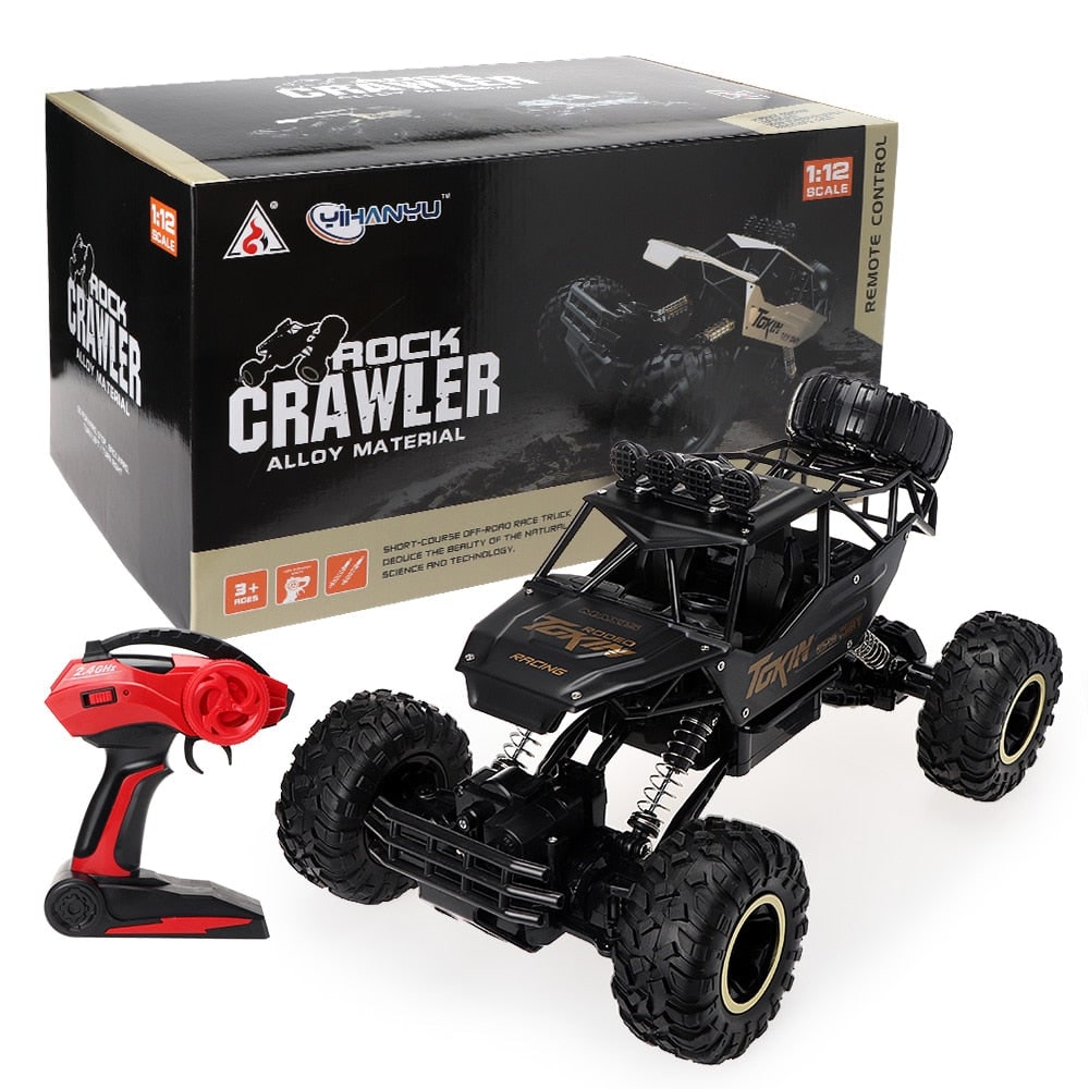 Rc Rock Crawler 4x4 Remote Control Monster Truck with Suspension and Roll Cage - Image 17