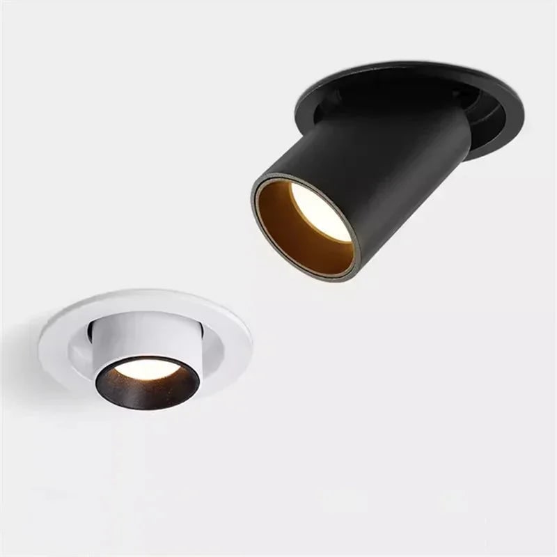 Recessed LED Pot Lights with Adjustable Gimbal Dimmable Ceiling Spotlight - Image 1