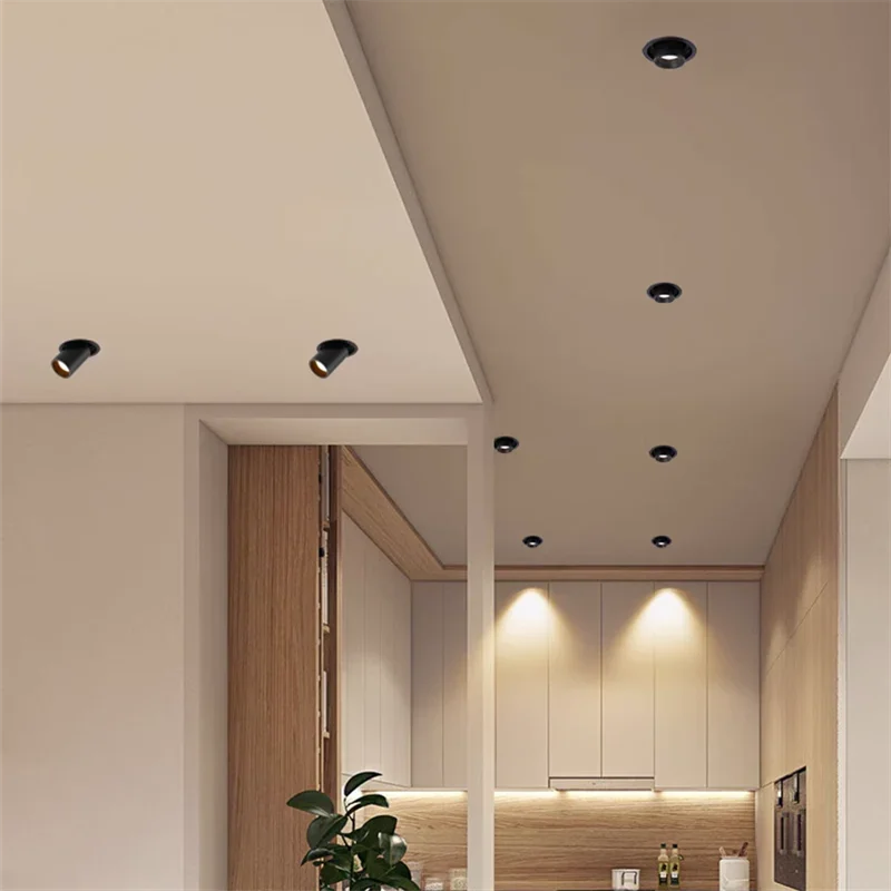 Recessed LED Pot Lights with Adjustable Gimbal Dimmable Ceiling Spotlight - Image 4