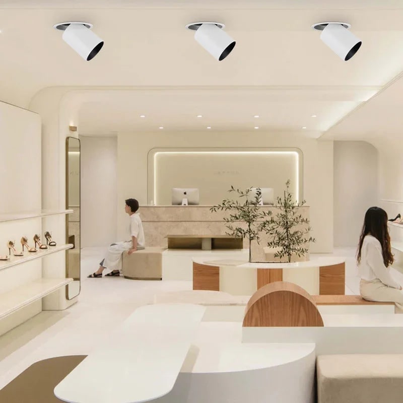 Recessed LED Pot Lights with Adjustable Gimbal Dimmable Ceiling Spotlight - Image 5