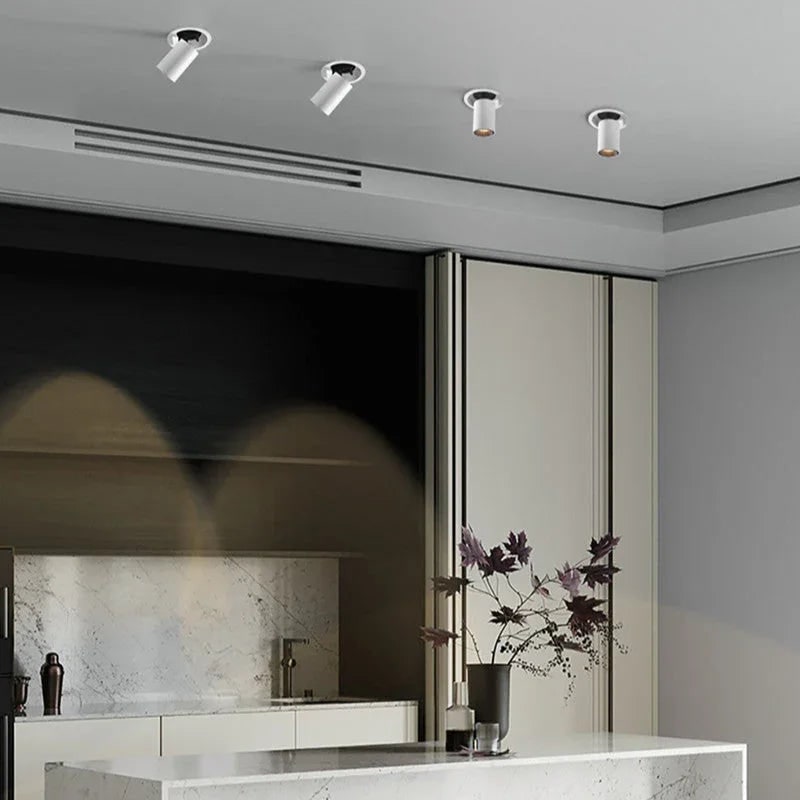 Recessed LED Pot Lights with Adjustable Gimbal Dimmable Ceiling Spotlight - Image 6