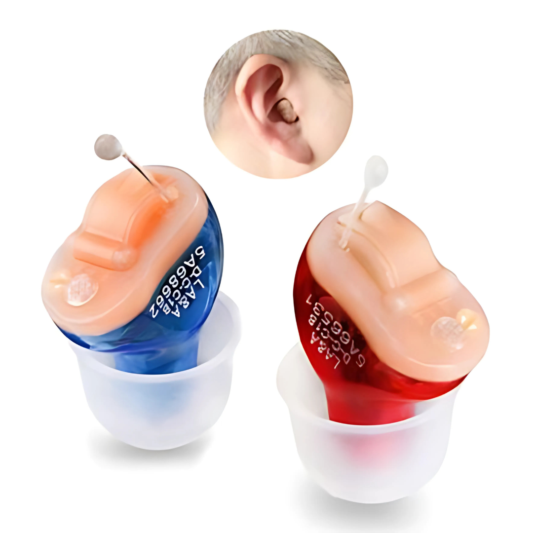 Rechargeable Hearing Aids for Sensorineural Loss with In-The-Canal Design and Charging Case - Image 6