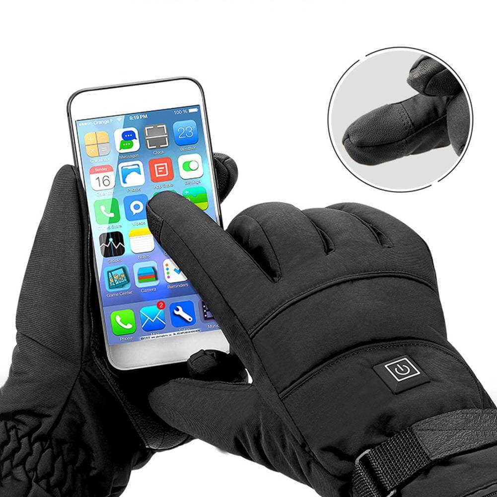 Rechargeable Heated Gloves with Touchscreen Fingertips and Battery Power - Image 5