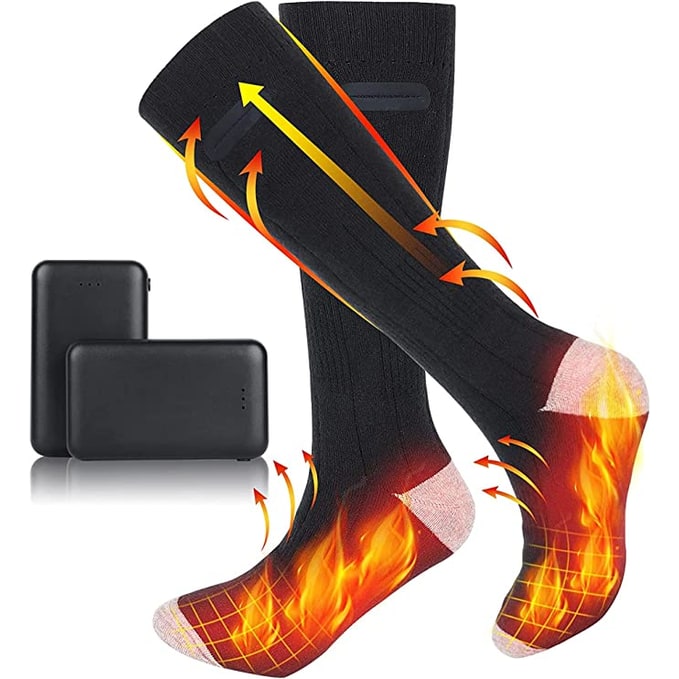 Rechargeable Heated Socks with Fast Heating and All-Day Warmth for Cold Weather - Image 2
