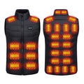 Rechargeable Heated Vest with Multiple Heating Zones and USB Battery Pack - Image 1