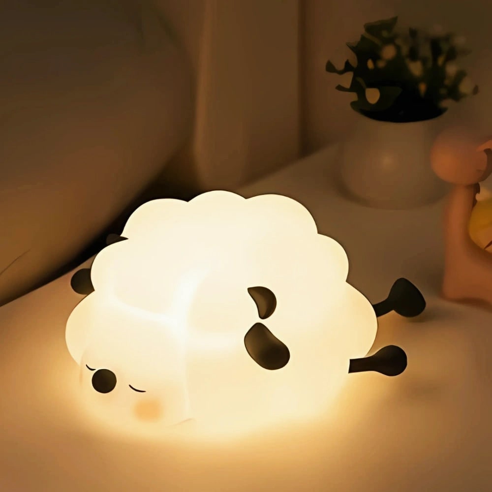 Rechargeable Soft Silicone Night Light with Touch-Activated LED and Animal Design for Kids - Image 10