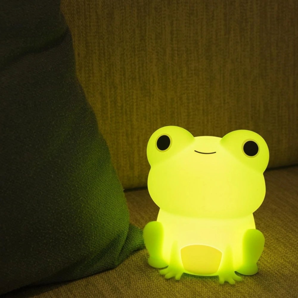 Rechargeable Soft Silicone Night Light with Touch-Activated LED and Animal Design for Kids - Image 12
