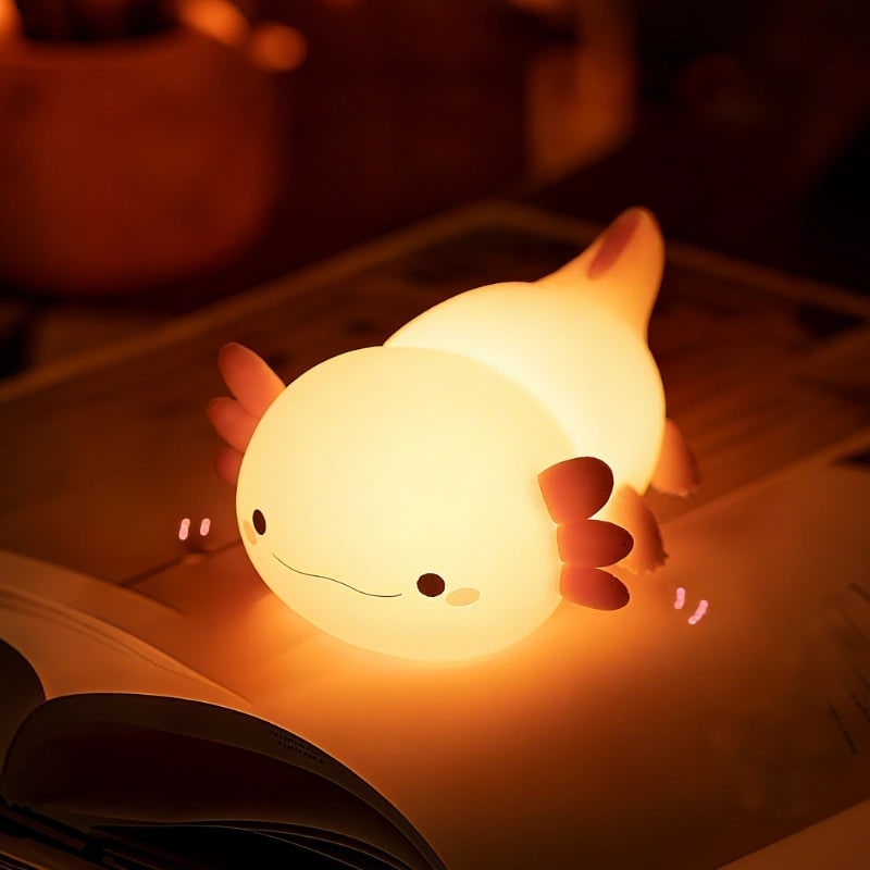Rechargeable Soft Silicone Night Light with Touch-Activated LED and Animal Design for Kids - Image 19