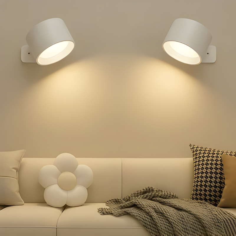 Rechargeable Wall Light with 360° Rotating Magnetic Head and Remote Control - Image 1