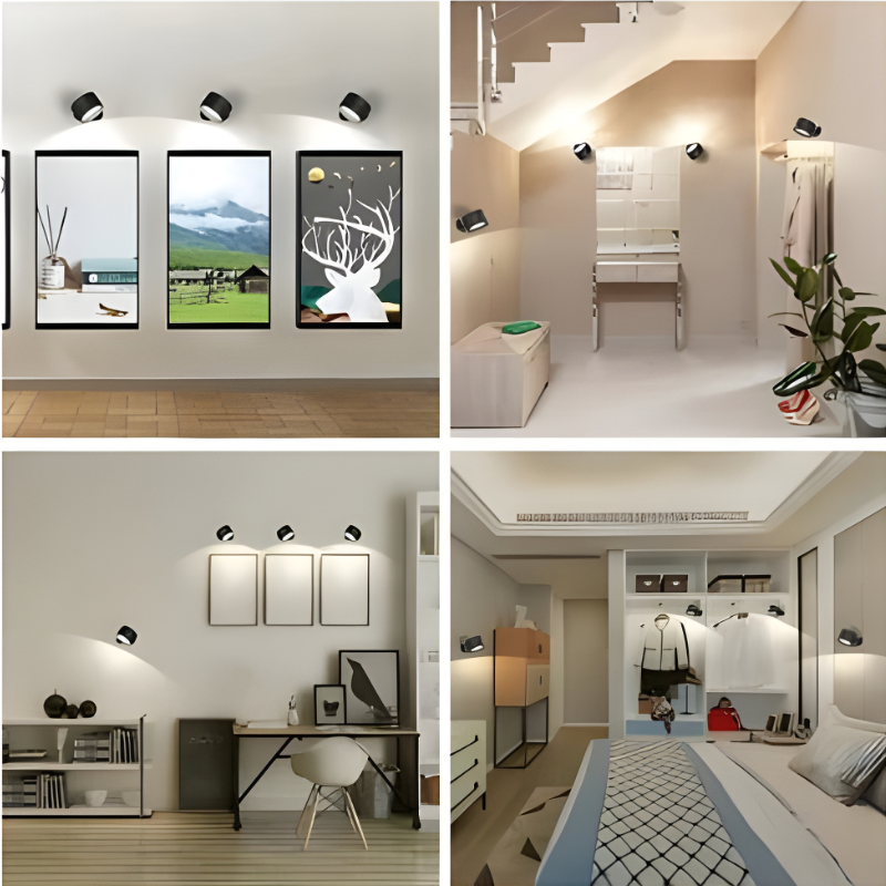 Rechargeable Wall Light with 360° Rotating Magnetic Head and Remote Control - Image 14