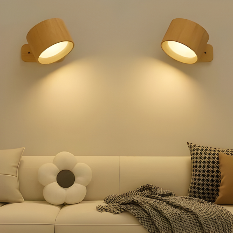 Rechargeable Wall Light with 360° Rotating Magnetic Head and Remote Control - Image 3