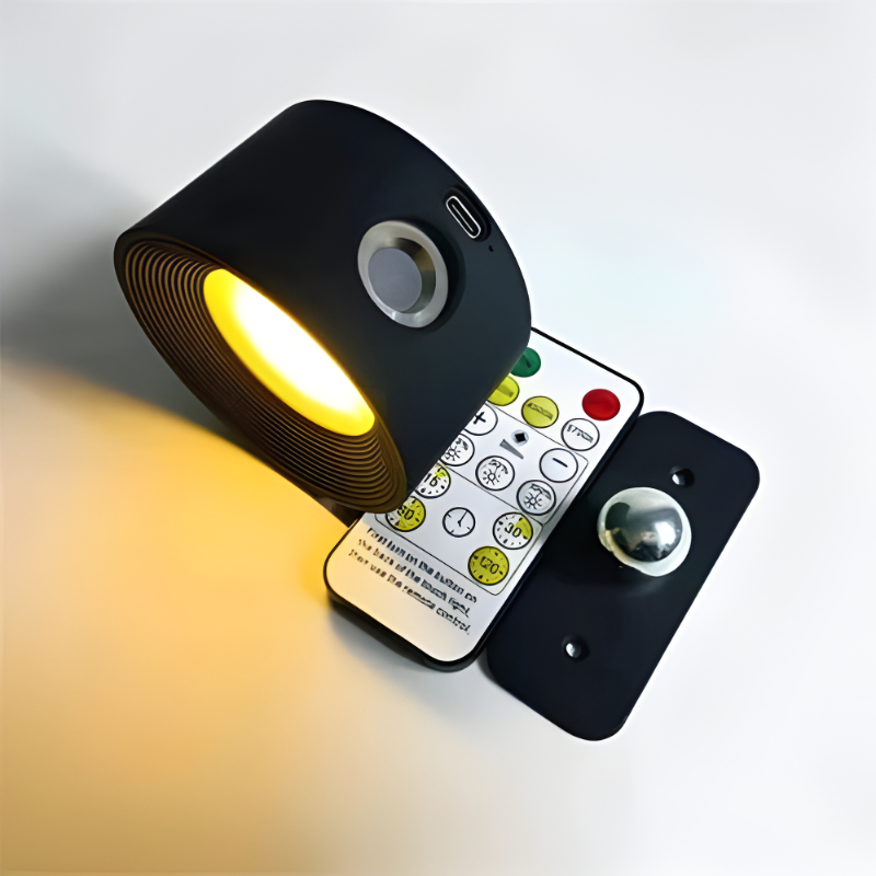 Rechargeable Wall Light with 360° Rotating Magnetic Head and Remote Control - Image 4
