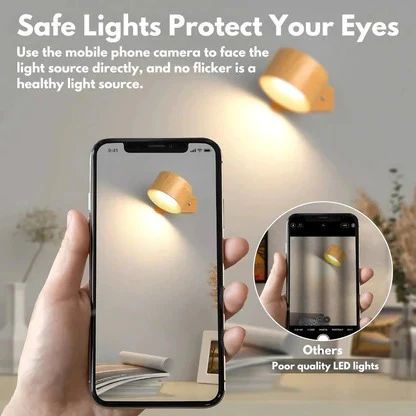 Rechargeable Wall Light with 360° Rotating Magnetic Head and Remote Control - Image 9