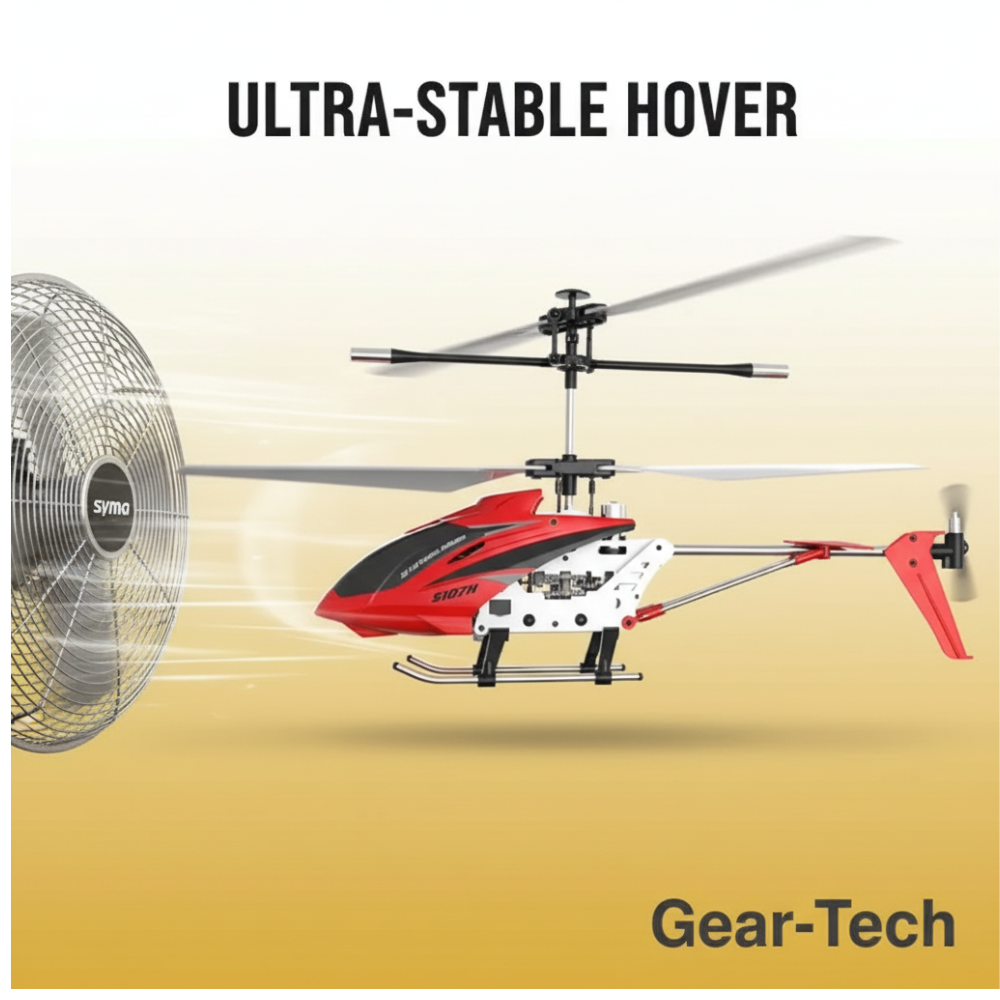 Remote Control Helicopter with Gyroscope Stabilizer and Metal Frame for Indoor Flight - Image 10
