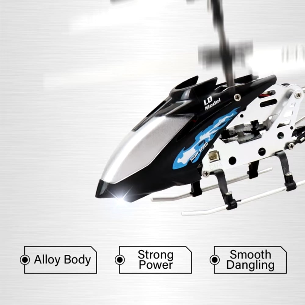 Remote Control Helicopter with Gyroscope Stabilizer and Metal Frame for Indoor Flight - Image 22