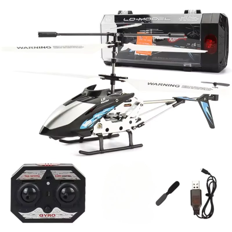 Remote Control Helicopter with Gyroscope Stabilizer and Metal Frame for Indoor Flight - Image 23