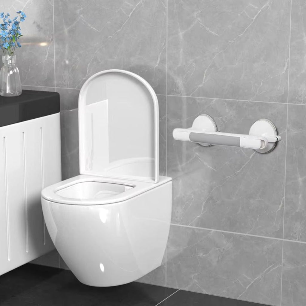 Shower Grab Bar with Suction Cup Safety Indicator and Rubberized Grip for Bathroom - Image 3