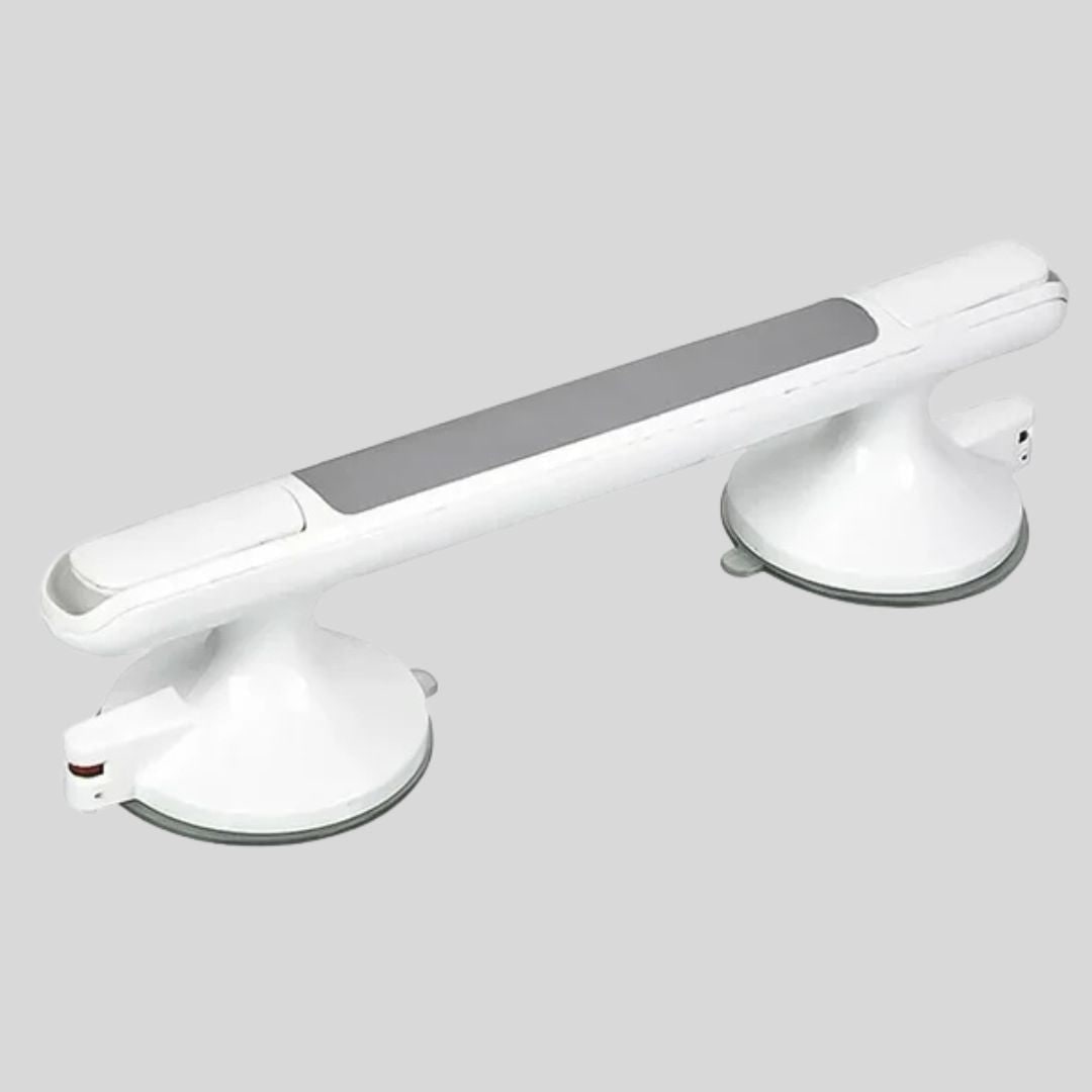 Shower Grab Bar with Suction Cup Safety Indicator and Rubberized Grip for Bathroom - Image 7