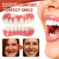 Snap on Veneers with Moldable Backing and Customizable Fit for Upper Lower Teeth - Image 1
