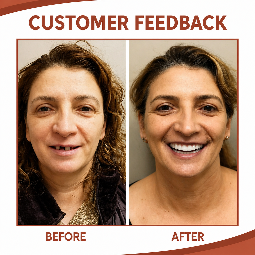 Snap on Veneers with Moldable Backing and Customizable Fit for Upper Lower Teeth - Image 3