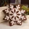 Snowflake Throw Pillow with Plush Sherpa Fabric and Embroidered Tufted Pattern - Image 13