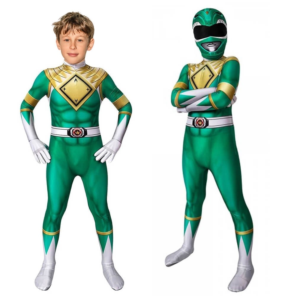 Superhero Costume Jumpsuit with Full-Head Mask and Diamond Pattern - Image 15