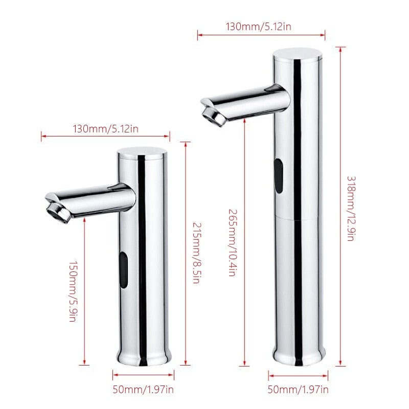 Touchless Bathroom Faucet with Motion Sensor and Automatic Shutoff - Image 6