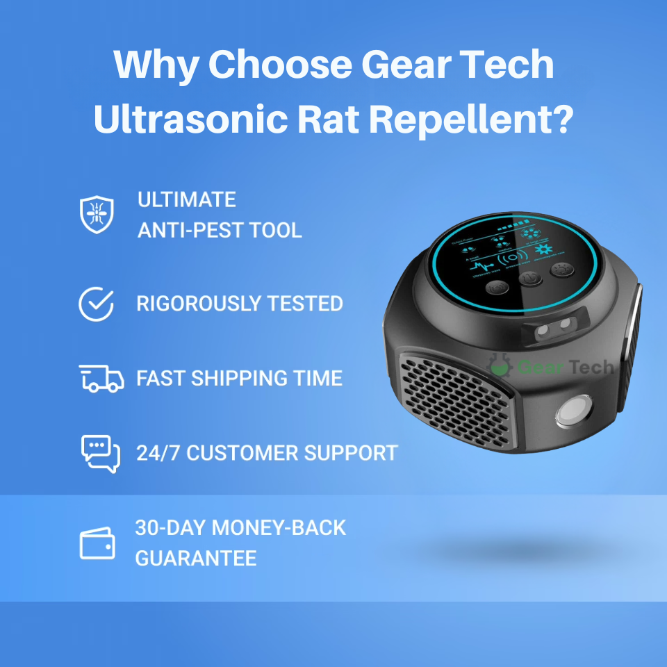 Ultrasonic Mouse Repellent with Rodent Control and LED Display Plug-In Device - Image 13