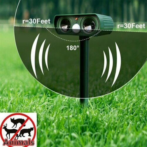 Ultrasonic Mouse Repellent with Solar Power and Motion Sensor for Outdoor Gardens - Image 5