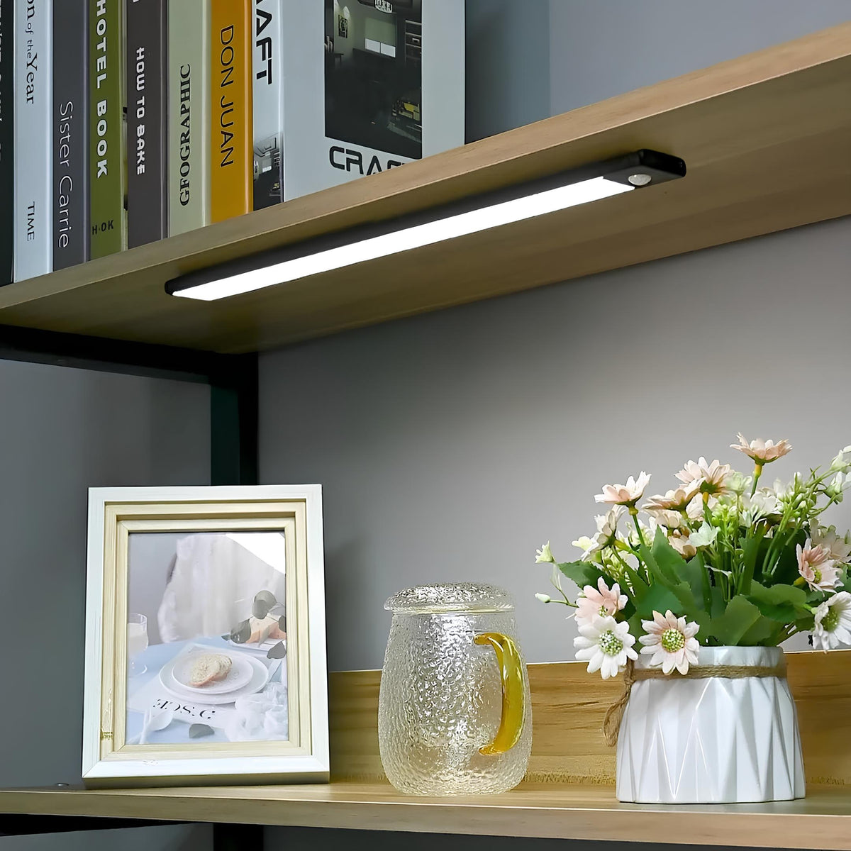 Under Cabinet Lights with Motion Sensor Rechargeable LED and Magnetic Mount - Image 6