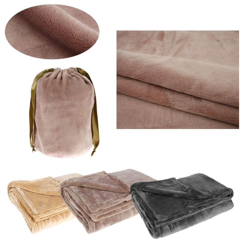 USB Heated Blanket Throw with Portable Fleece Fabric and Energy Efficient Design - Image 1