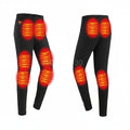 USB Heated Long Johns Thermal Underwear Set with Heating Zones and Three Temperature Settings - Image 10