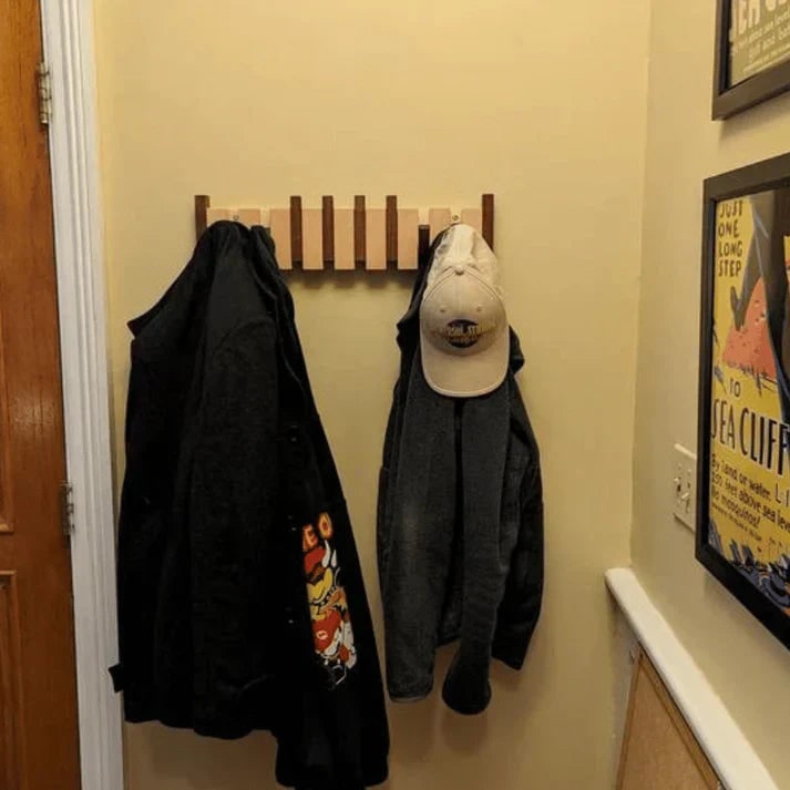 Wall Coat Rack with Foldable for Hallway and Entryway Storage - Image 2