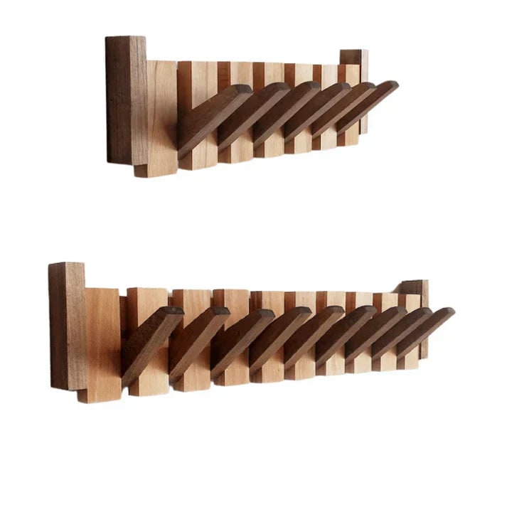 Wall Coat Rack with Foldable for Hallway and Entryway Storage - Image 8