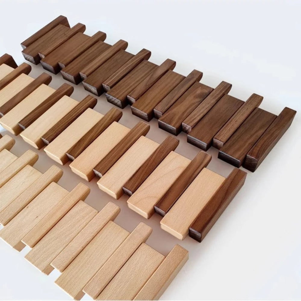 Wall Coat Rack with Folding Piano Key Space Saving Entryway Organizer - Image 7