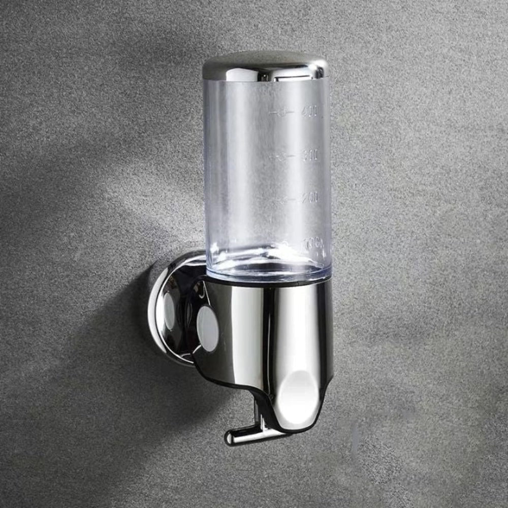 Wall-Mounted Shower Soap Dispenser with Manual T-Bar Lever and Detachable Chambers - Image 10