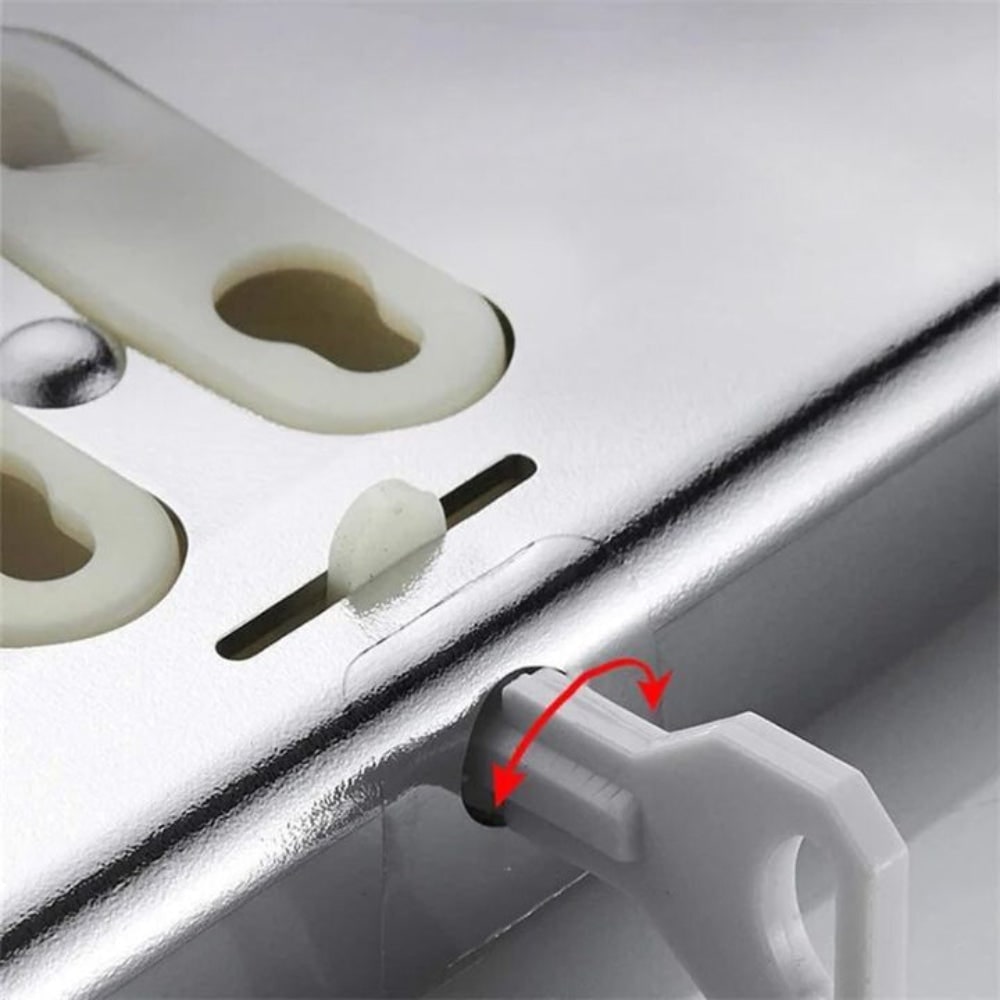 Wall-Mounted Shower Soap Dispenser with Manual T-Bar Lever and Detachable Chambers - Image 14