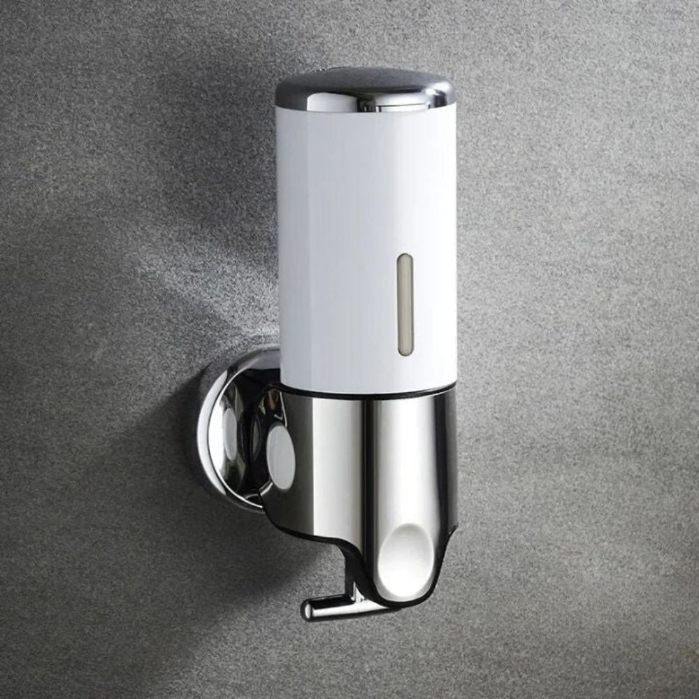 Wall-Mounted Shower Soap Dispenser with Manual T-Bar Lever and Detachable Chambers - Image 19