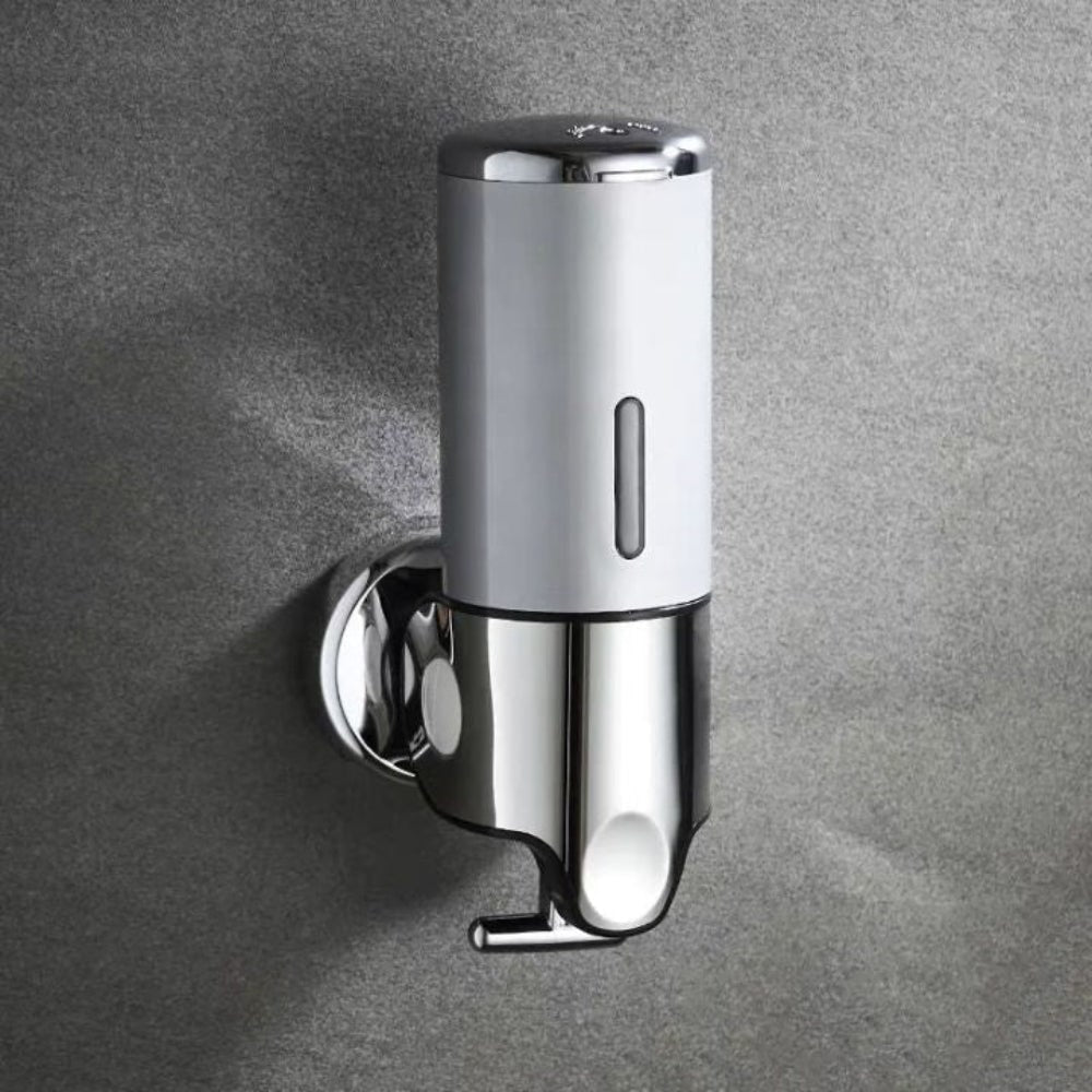 Wall-Mounted Shower Soap Dispenser with Manual T-Bar Lever and Detachable Chambers - Image 8