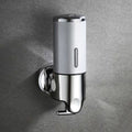 Wall-Mounted Shower Soap Dispenser with Manual T-Bar Lever and Detachable Chambers - Image 8