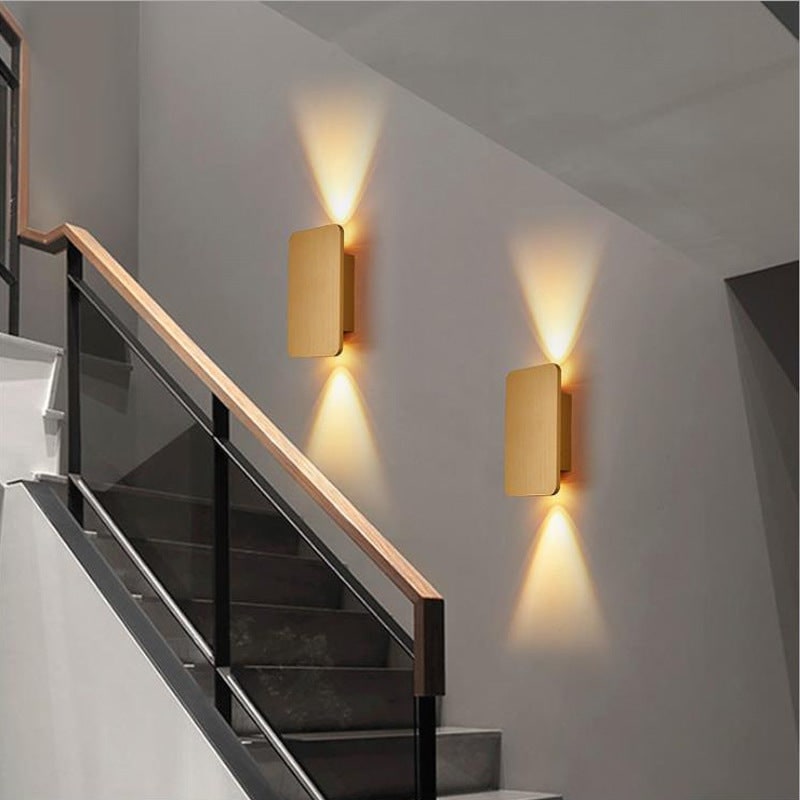 Wall Sconce Lighting with Bi-Directional LED and Brushed Metal Finish - Image 9