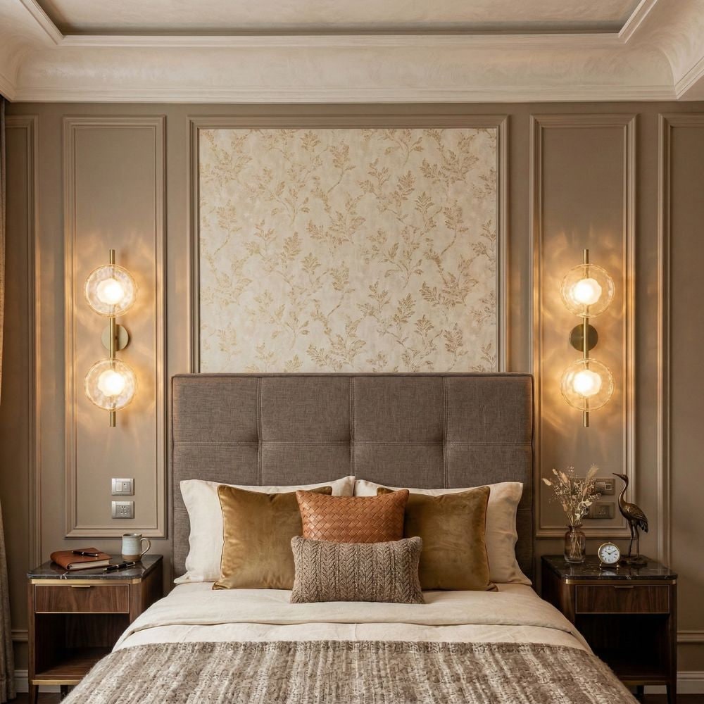 Wall Sconce Lighting with Textured Ripple Glass and Contemporary Design - Image 34