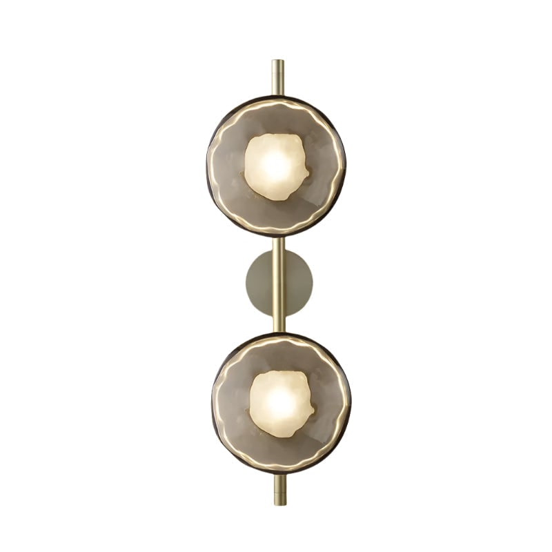 Wall Sconce Lighting with Textured Ripple Glass and Contemporary Design - Image 48